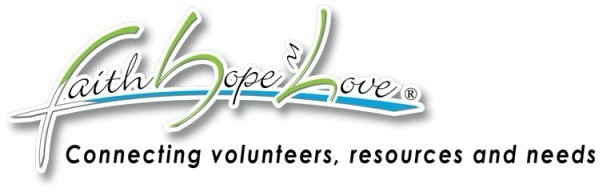 Faith Hope & Love - Connecting Volunteers, resources and needs