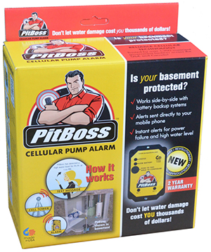 PitBoss cellular sump pump alarm system