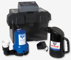 Prevent flooding with a battery back-up sump pump system