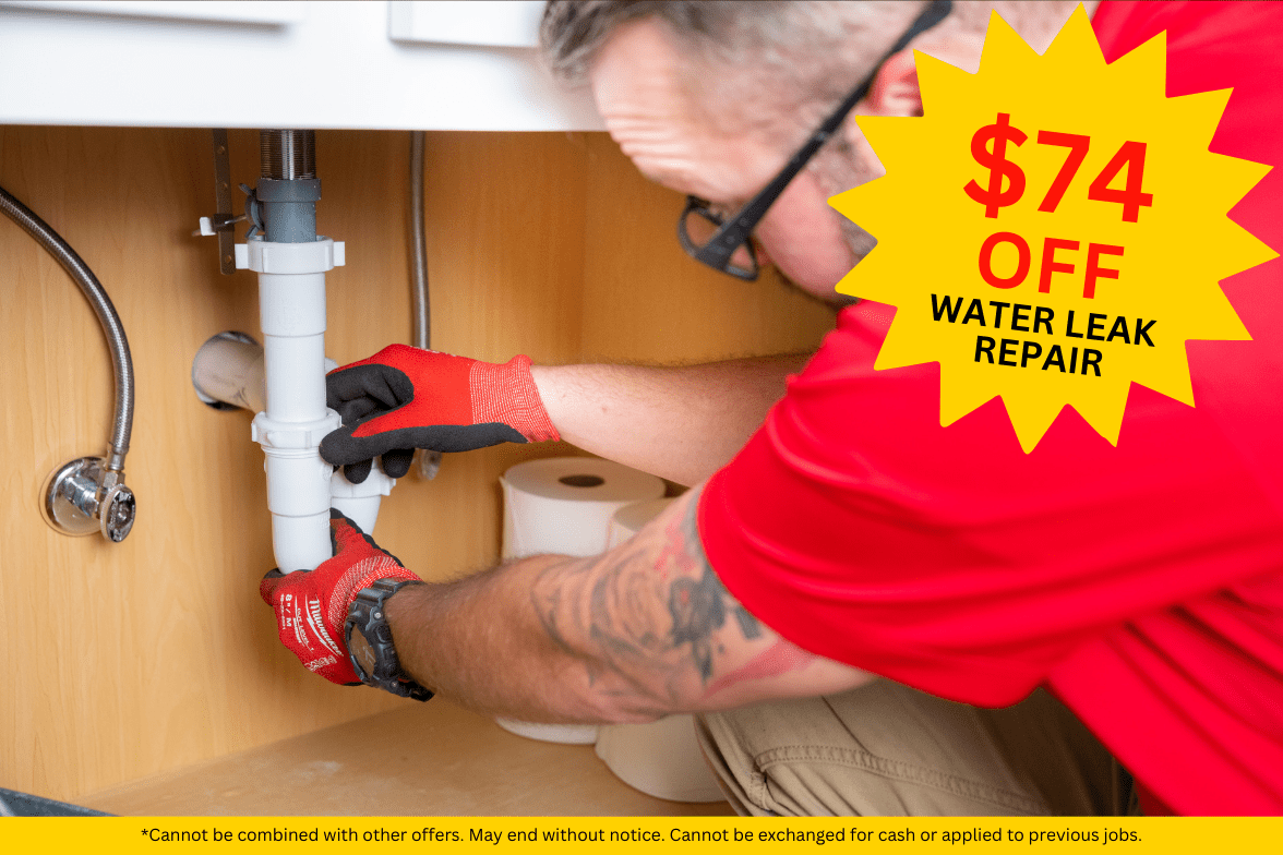 $74 Off Water Leak Repair